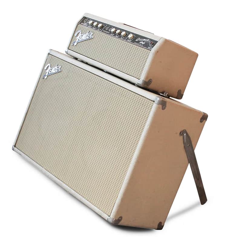 Fender Bassman 6G6-B Brownface 50-Watt 2x12" Piggyback Guitar Amp 1963 - 1964 image 3