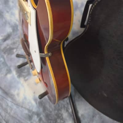 Vintage RARE 1968 Harmony H53 Rocket DeArmond Pickup Upgraded Electronics New Strings Pro Setup Original Soft Shell Case image 7