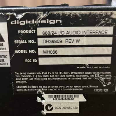 Digidesign 888 I/O Audio interface 2000s - Black image 9