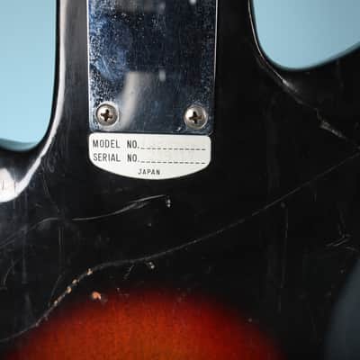 Teisco Del Rey ET-230 Sharkfin Electric Guitar Silvertone K2L Tobacco Burst image 13