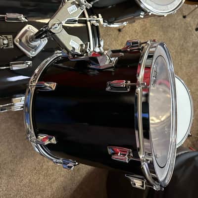 TAMA IMPERIALSTAR FOUR PIECE SHELL PACK - BLACK / WHITE image 13