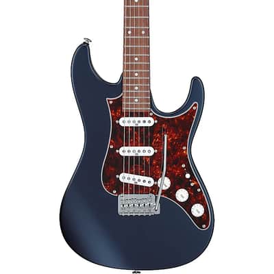 Ibanez AZ2203N TDBF Prestige Electric Guitar. Dark Tide Blue Flat with Case image 1