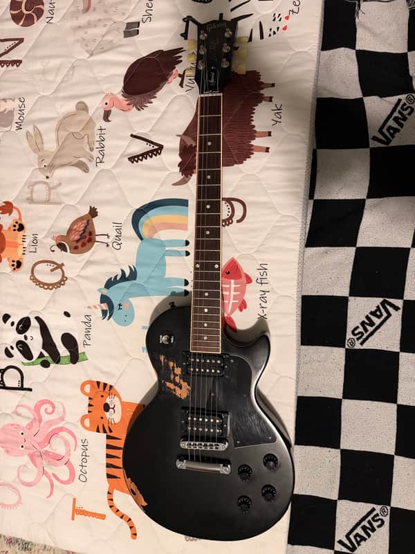 Gibson Les Paul Junior Special with Humbuckers 2012 - Satin Ebony image 1