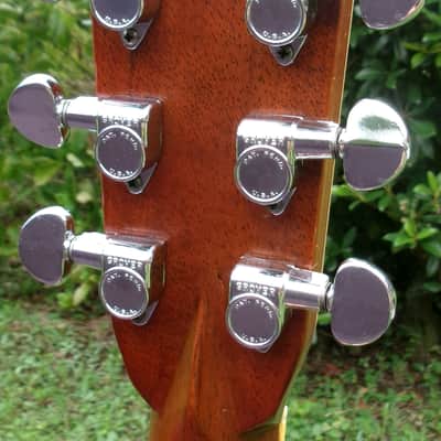1975 Yairi YW-600 Dreadnought Guitar New Jacaranda Natural+Vintage Hard Case image 11