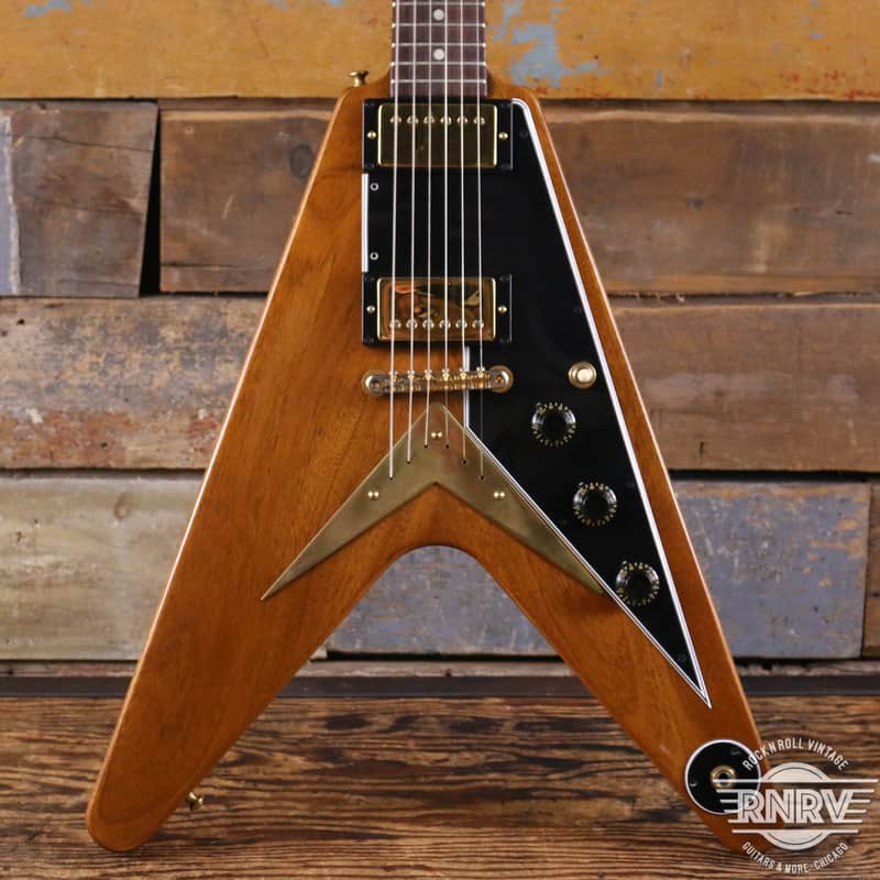Gibson Custom Shop '58 Mahogany Flying V Reissue 2021 - VOS Natural Walnut