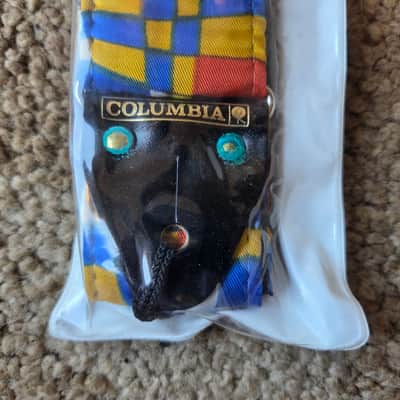 NOS Vintage 1970's Columbia Mod Guitar Strap in Original Packaging! image 2