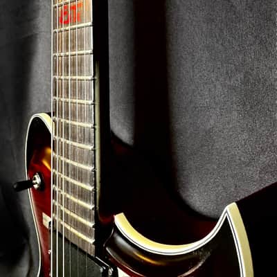Washburn USA ‘EVIL TWIN’ WASHBURN CUSTOM BOOGIE-STREET NC70 Early 2000s - Red & White image 5