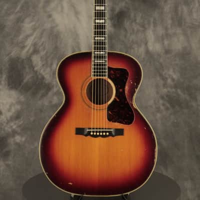 original 1965 Guild F-50 Navarre flattop Sunburst image 2