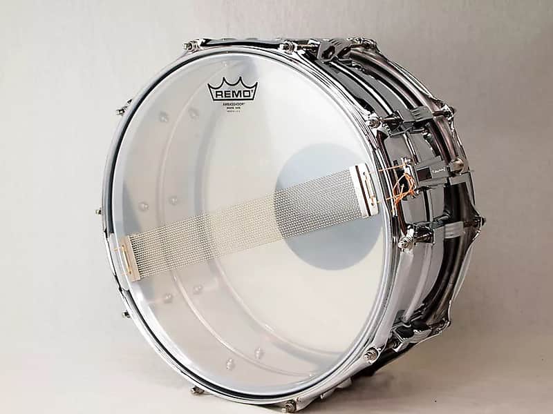 Ludwig LM302 Rocker 6.5x14" 10-Lug Steel Snare Drum image 5