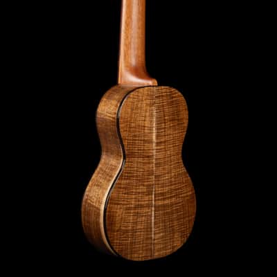 olaMestre curly redwood tasmanian Blackwood soprano ukulele image 4