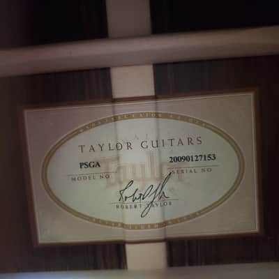 Taylor PSGA | Serial No. 20090127153 | Cocobolo & Sitka Spruce image 23