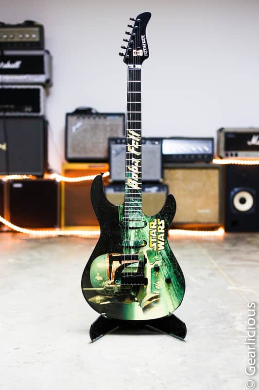 Fernandes Retro Rocket Star Wars Boba Fet Guitar grlc1980 | Reverb