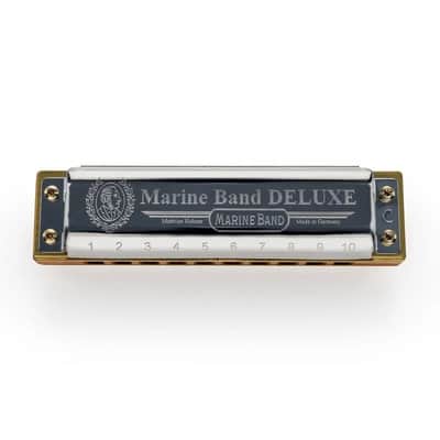 Hohner 2005/20 Marine Band Deluxe 10 Hole Diatonic Harmonica, Db Major - M200502 image 5