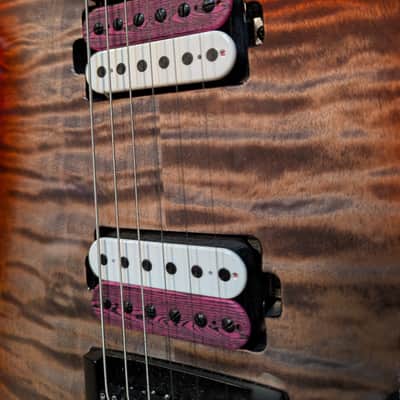 Schecter USA Custom Shop Sunset 24 6 w/HSC and BKP Unity Pickup Upgrade image 8