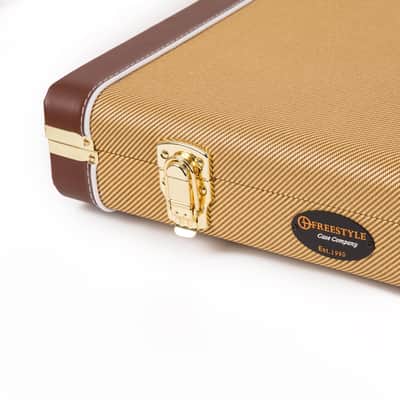 Deluxe Hard-Shell Wood Case Electric Guitars Tweed image 5