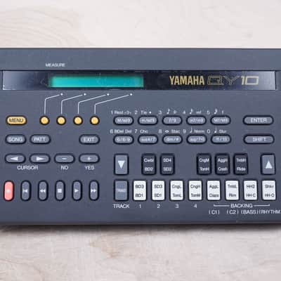Yamaha QY10 Sequencer 1990 Black w/ Case and Power Supply image 8