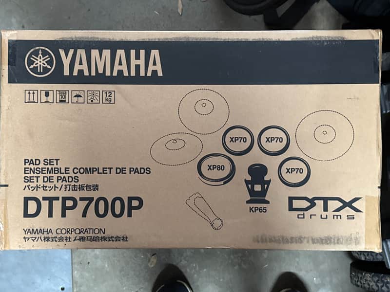 Yamaha DTP700P - DTX Pad set - XP70 (x 3), XP80 and KP65 image 1