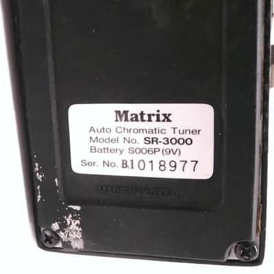 1990's Matrix SR-3000 Auto-Chromatic Electric Instrument Tuner Pedal image 7