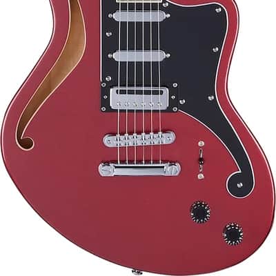 D'Angelico Premier Bedford SH Electric Guitar - Oxblood