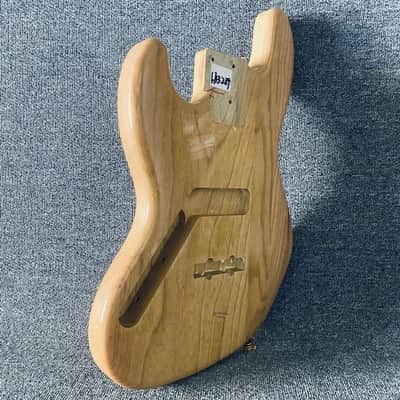 Left Handed Ash Wood Jazz Bass Style Body image 4