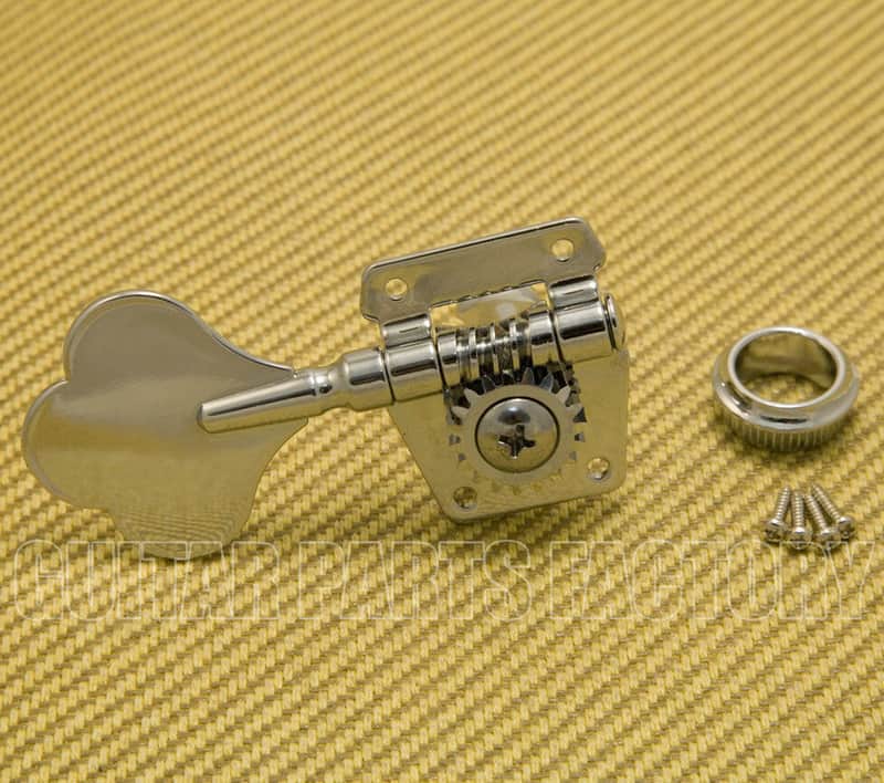 JBL-200-CR-L (1) Chrome Standard Cloverleaf Treble Side Bass Tuner (Lefty) image 1