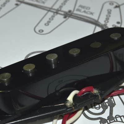 Fender AM Tex-Mex Stratocaster Pickup MIDDLE Custom Stagger RWRP image 5