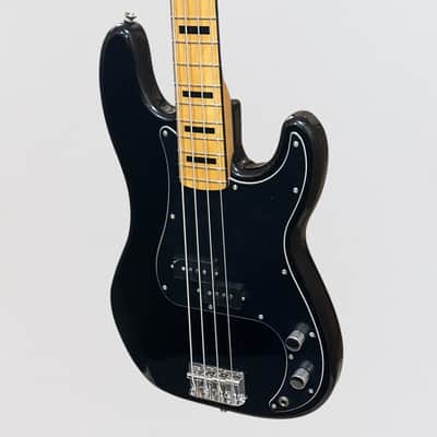 Fender Squier Classic Vibe '70s Precision P 4 String Electric Bass Guitar - Black image 3