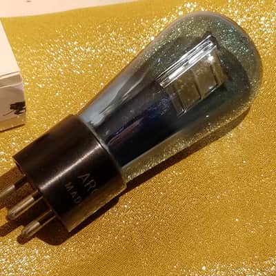 Arcturus ONE (1) Type 01A Antique AT1000 TESTED Vacuum Tube Engraved Blue glass Triode 1923-1931 image 10