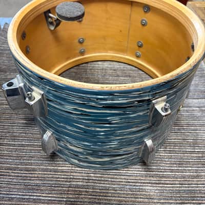 Ludwig 12"x8" Tom -  Oyster Blue Wrap (1969) image 7