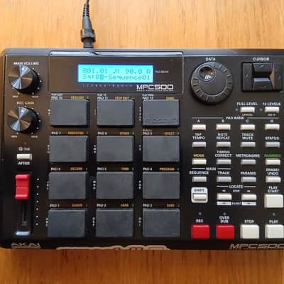 Akai Mpc500 Custom Black- Maxed RAM - Fat pads - Large knobs - Flash card