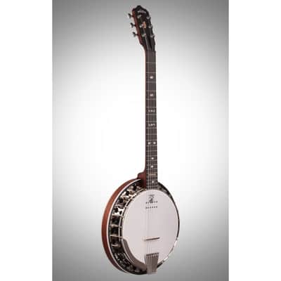 Deering Boston Acoustic-Electric 6-String Resonator Banjo Guitar (with Case) image 5
