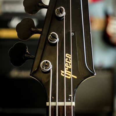 Japan Rare Greco Offset Bass single PU 1987 Black image 4