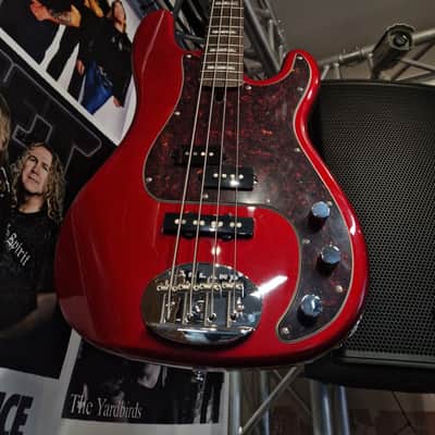 Lakland Skyline 44-64 Custom PJ 4-String with Rosewood Fretboard 2010s - Candy Apple Red image 2