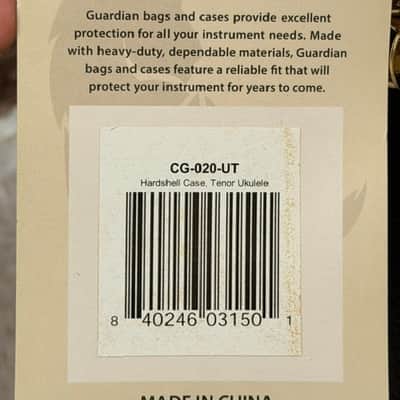 Guardian CG-020-UC Tenor Ukulele Hardshell Case image 8