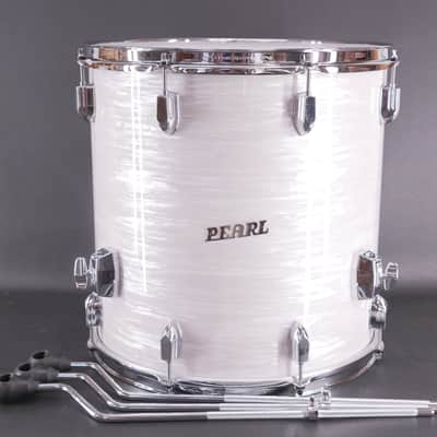 Pearl President Series Phenolic PSP924XP75/C 16" x 16" Floor Tom – Pearl White Oyster – Excellent image 1