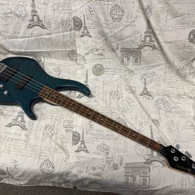 Peavey Fury IV 2001 4-String Turquoise Factory Active Electronics Lightweight Funk Master! image 5