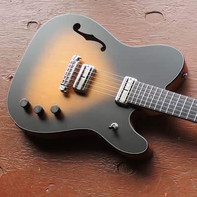 Gronlund #132. Set Neck Telecaster. Semi Hollow. TV Jones Supertron Pickups. Tonepros Bridge. image 1