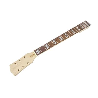 Electric Guitar Neck Replacement  Maple Neck with Rosewood Fingerboard, Unfinished image 4