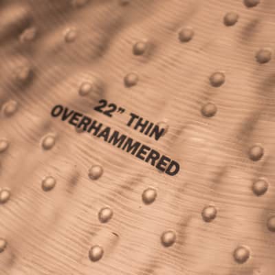 Zildjian 22" K Constantinople Thin Ride Overhammered image 5