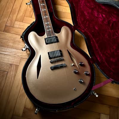 2015 Gibson Dave Grohl DG 335 Trini Lopez Gold Metallic image 19