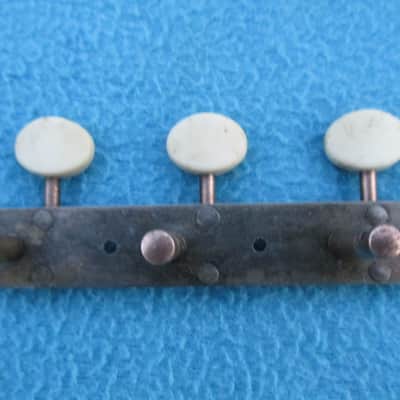 Vintage 1959 Kay Catalina K6868 TUNERS TUNING PEGS-BRASS Posts Pegs-3x3 Kay STYLE LEADER image 13