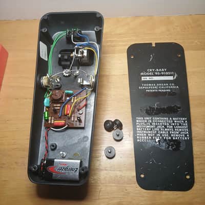 Custom Vintage v846 Style (SOD Version) CryBaby (Thomas Organ) 1970s Wah Effects Pedal Vox Italy image 3
