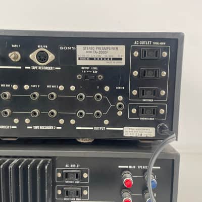 Sony - TA-2300F/TA-2000F - Pre/Power-Amplifier Set - Serviced (Cleaned) image 11