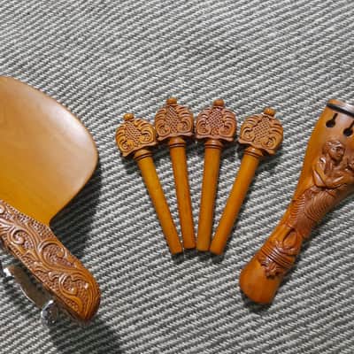 Violin Accessory 4/4 size in Boxwood Good Quality only image 1