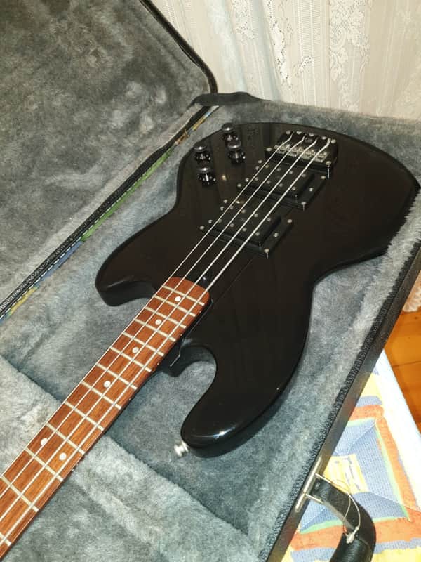 Wal MK-1 Mark 1 - 4 string 1984 Gloss Black image 1