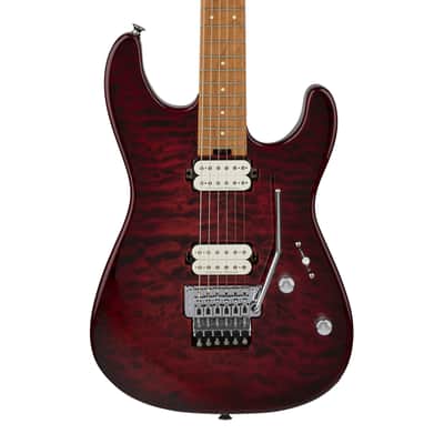 Used Charvel Pro-Mod Plus San Dimas Style 1 HH FR CM - Sangria Burst image 1