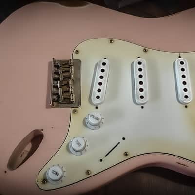 Fender Stratocaster Med/Hvy Relic Hyper-realistic pickguard. image 1
