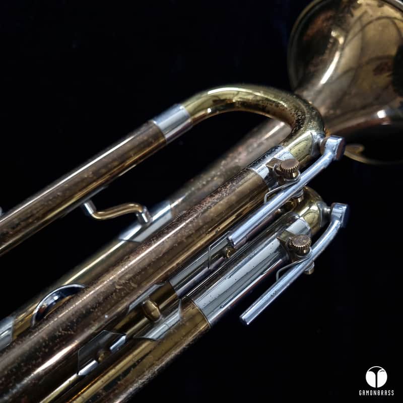 Extra early 40`s F.E Olds Ambassador Los Angeles Hubbard Morgan gamonbrass trumpet image 1