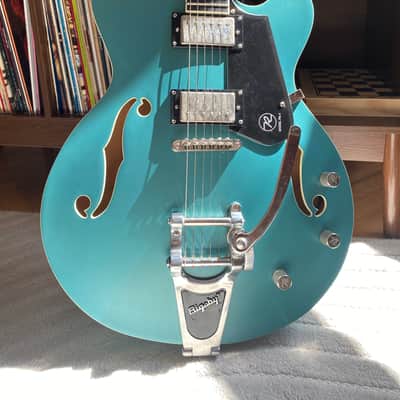Reverend Pete Anderson PA-1 Custom HB 2010s - Satin Deep Sea Blue image 3
