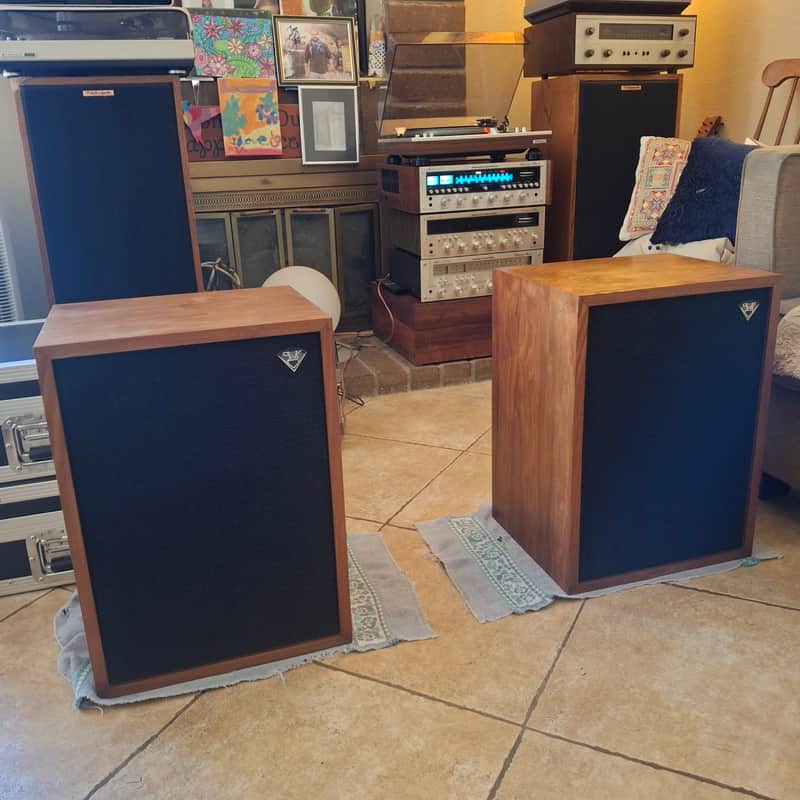 Rare, 1972 Klipsch Heresy, HWO, Oiled Walnut, Sequential Serial #'s, Superb, $2199 Shipped! image 1